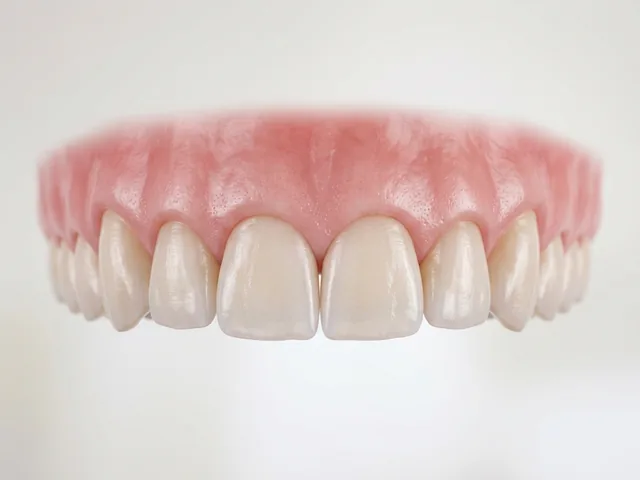 Finished even, healthy gumline