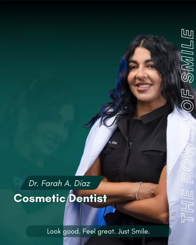 Dra. Farah A. Díaz, dentista cosmética en Just Smile Miami