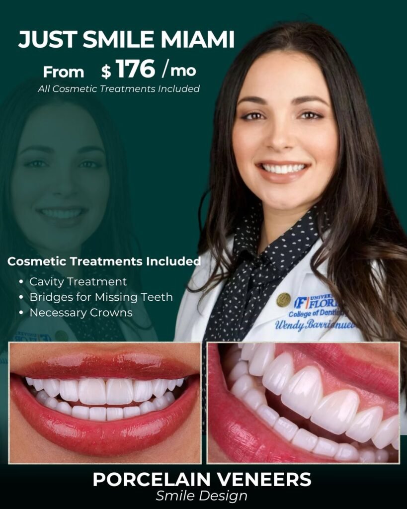 Porcelain Smile Makeovers in Just Smile Miami - $7500 All